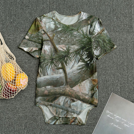 Jungle Hunting Camouflage Print Men's Bodysuit