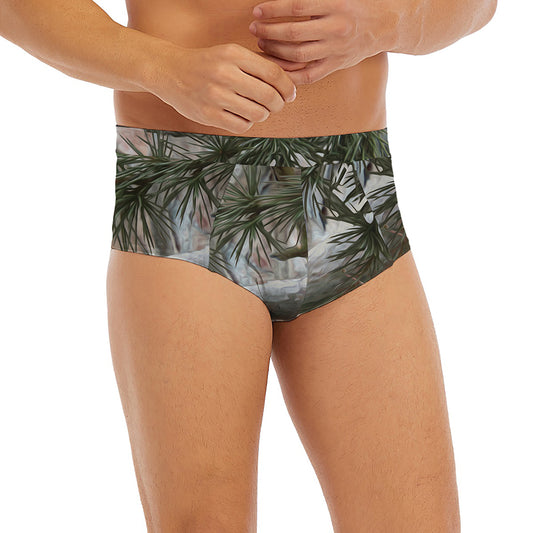 Jungle Hunting Camouflage Print Men's Briefs