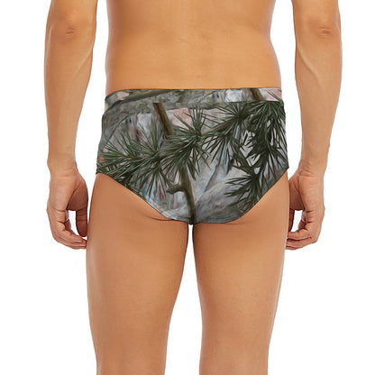 Jungle Hunting Camouflage Print Men's Briefs