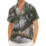 Jungle Hunting Camouflage Print Men's Deep V-Neck Shirt