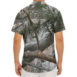 Jungle Hunting Camouflage Print Men's Deep V-Neck Shirt