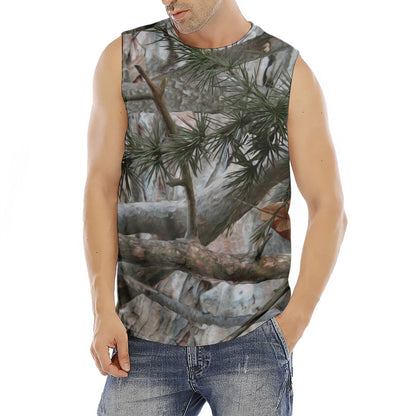 Jungle Hunting Camouflage Print Men's Fitness Tank Top