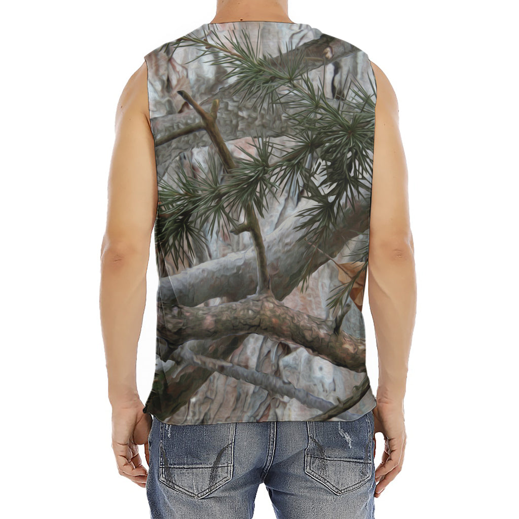 Jungle Hunting Camouflage Print Men's Fitness Tank Top