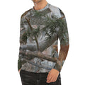 Jungle Hunting Camouflage Print Men's Long Sleeve Rash Guard