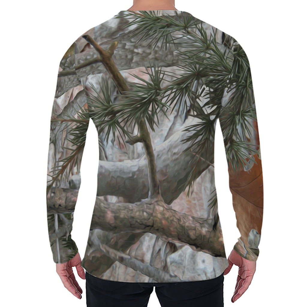 Jungle Hunting Camouflage Print Men's Long Sleeve T-Shirt