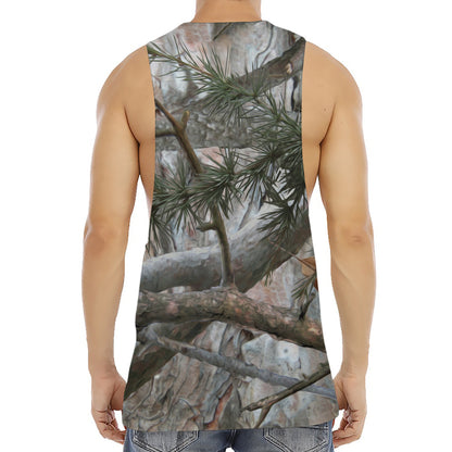 Jungle Hunting Camouflage Print Men's Muscle Tank Top
