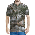 Jungle Hunting Camouflage Print Men's Polo Shirt