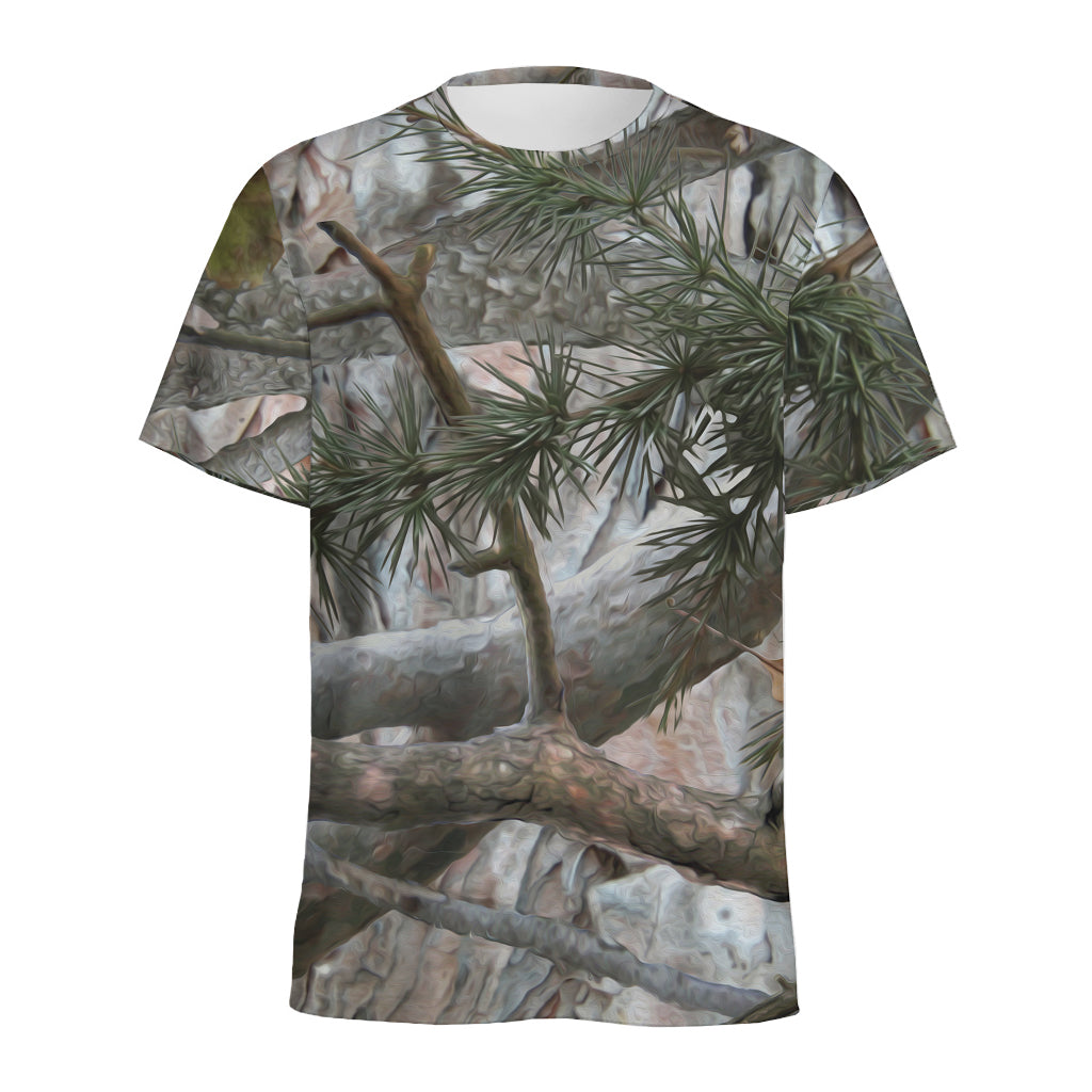 Jungle Hunting Camouflage Print Men's Sports T-Shirt