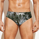 Jungle Hunting Camouflage Print Men's Swim Briefs