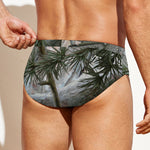 Jungle Hunting Camouflage Print Men's Swim Briefs