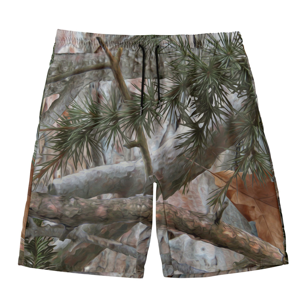Jungle Hunting Camouflage Print Men's Swim Trunks