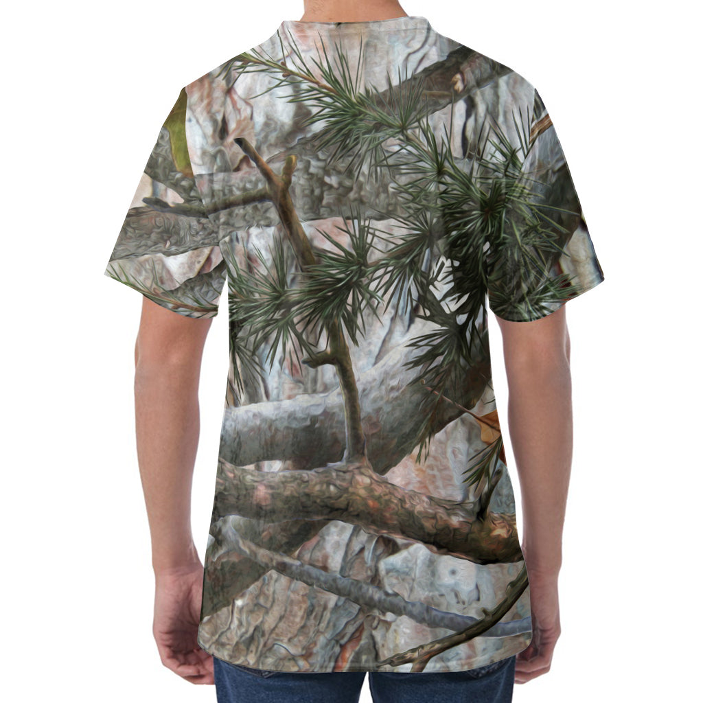Jungle Hunting Camouflage Print Men's Velvet T-Shirt