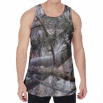 Jungle Hunting Camouflage Print Men's Velvet Tank Top