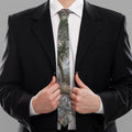 Jungle Hunting Camouflage Print Necktie