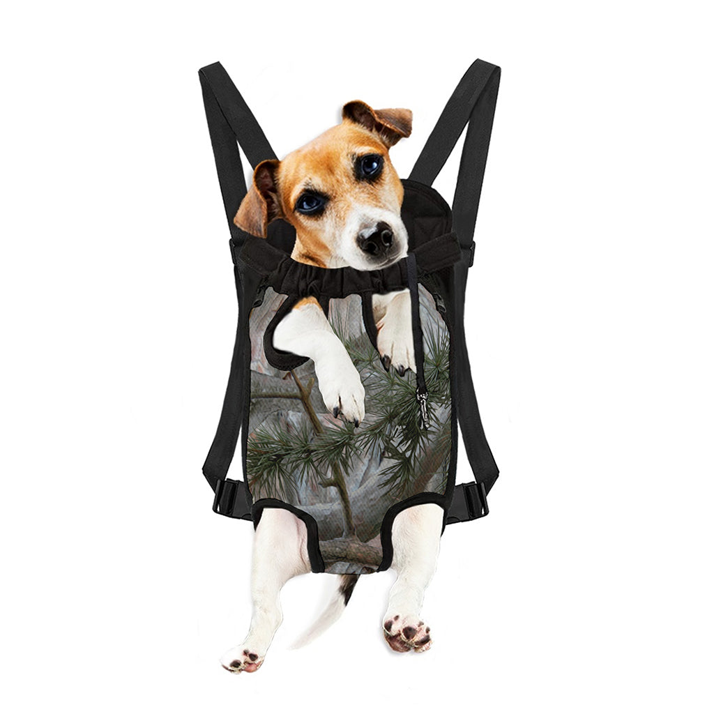 Jungle Hunting Camouflage Print Pet Carrier Backpack