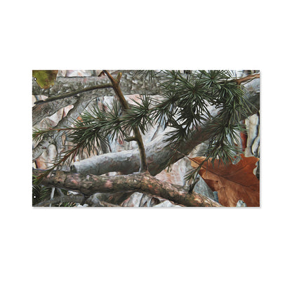 Jungle Hunting Camouflage Print Polyester Flag