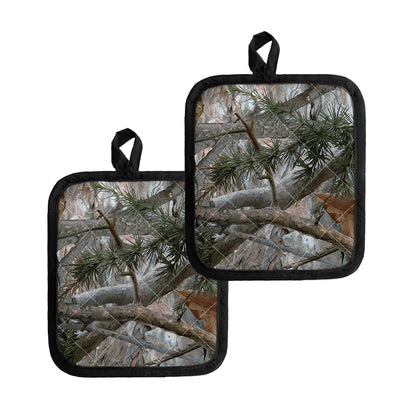 Jungle Hunting Camouflage Print Pot Holders