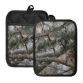Jungle Hunting Camouflage Print Pot Holders With Pocket