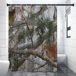 Jungle Hunting Camouflage Print Premium Shower Curtain