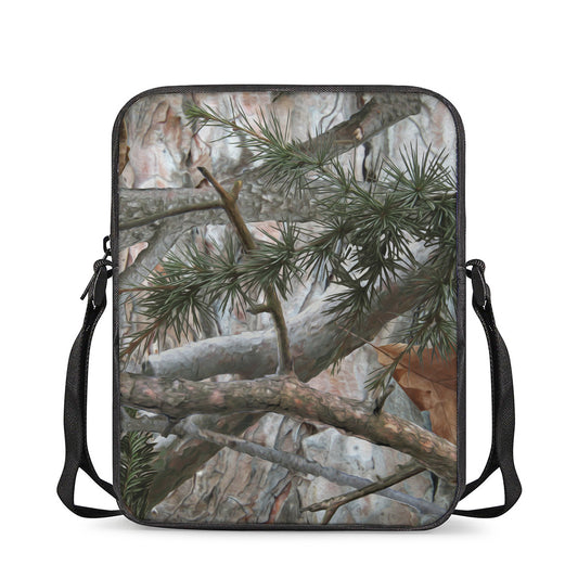 Jungle Hunting Camouflage Print Rectangular Crossbody Bag