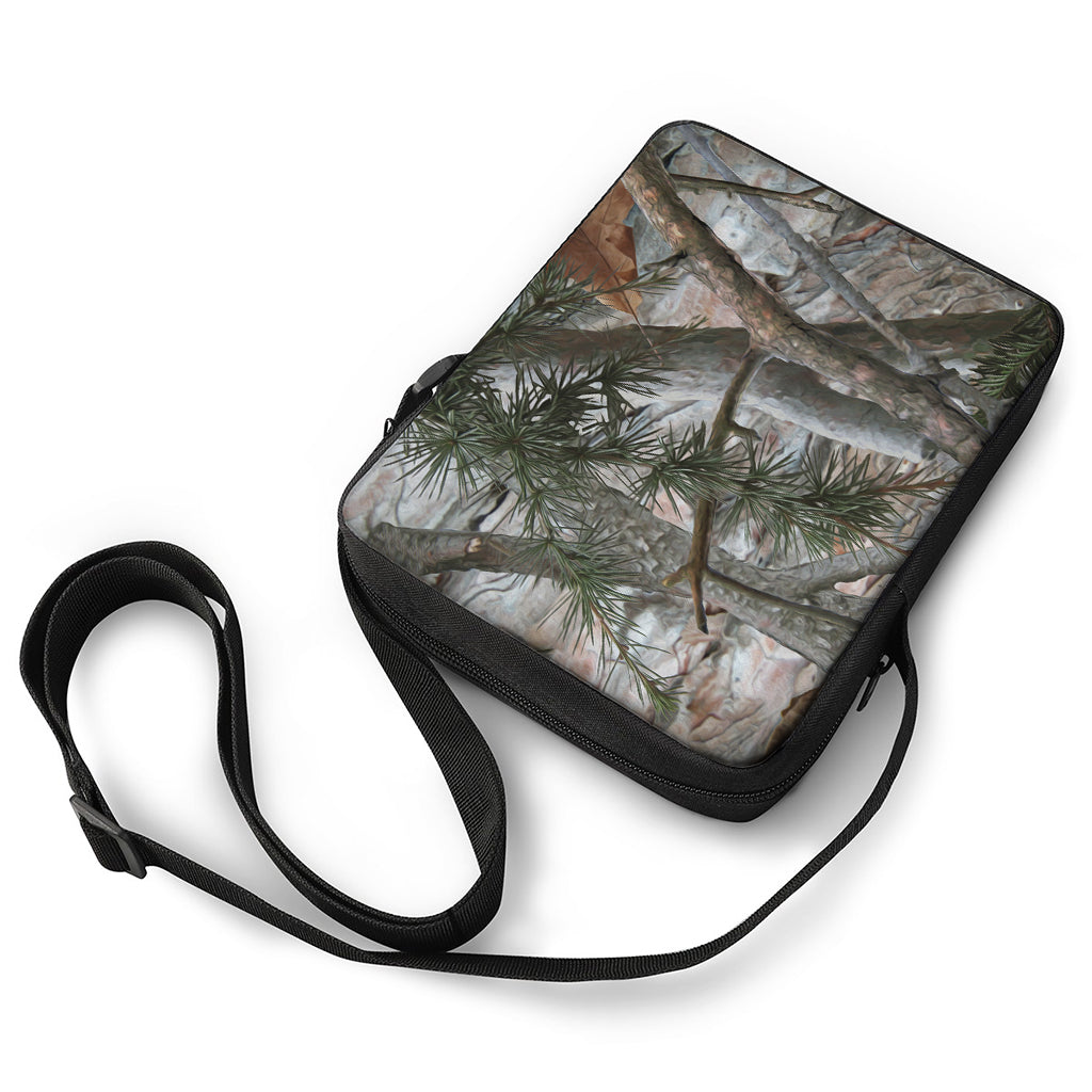 Jungle Hunting Camouflage Print Rectangular Crossbody Bag