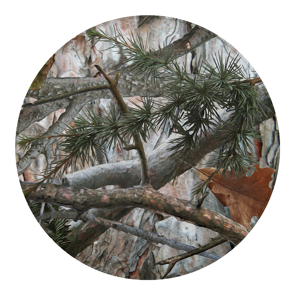 Jungle Hunting Camouflage Print Round Blanket