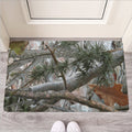 Jungle Hunting Camouflage Print Rubber Doormat