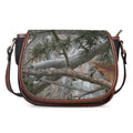 Jungle Hunting Camouflage Print Saddle Bag