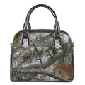 Jungle Hunting Camouflage Print Shoulder Handbag