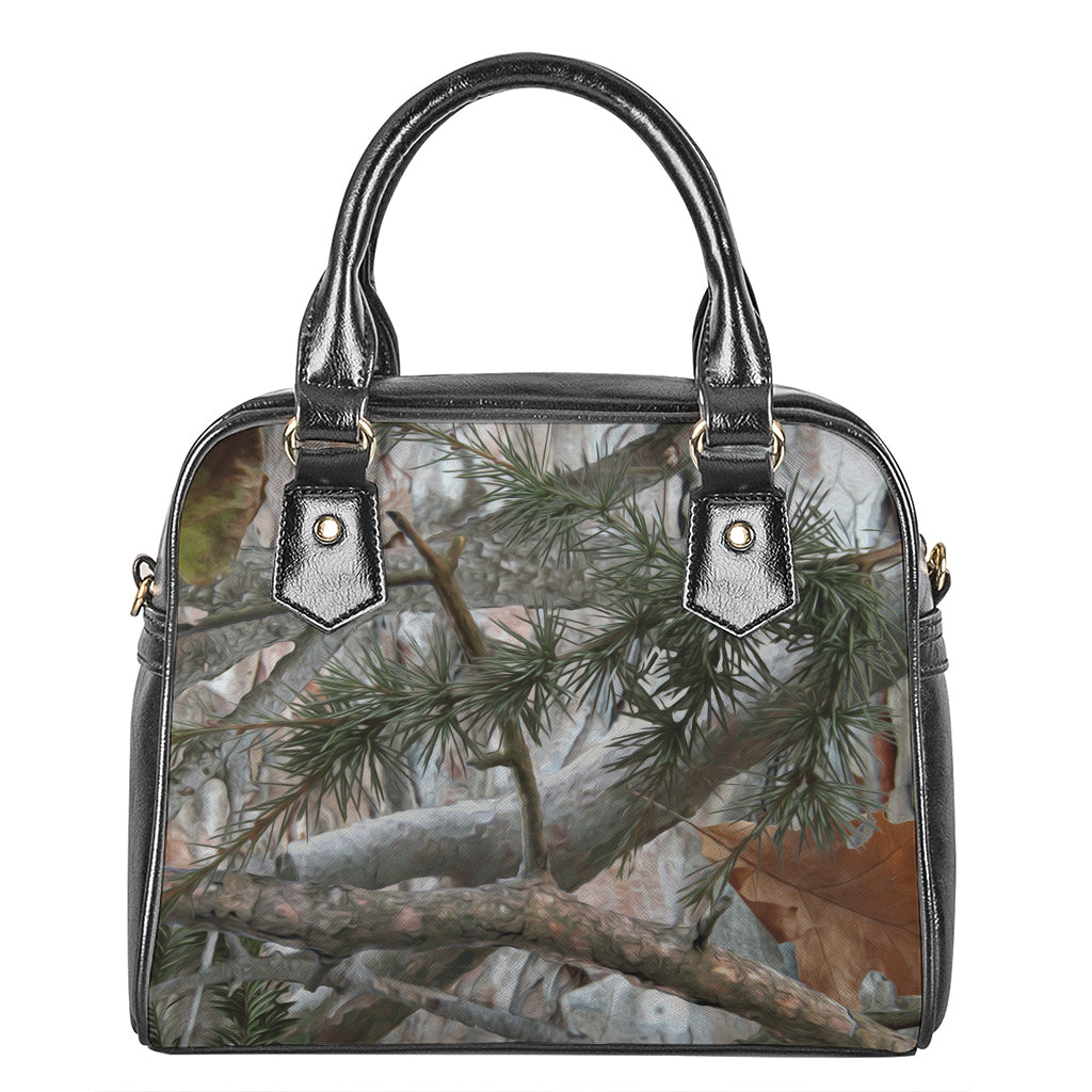 Jungle Hunting Camouflage Print Shoulder Handbag