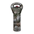 Jungle Hunting Camouflage Print Single Neoprene Wine Tote