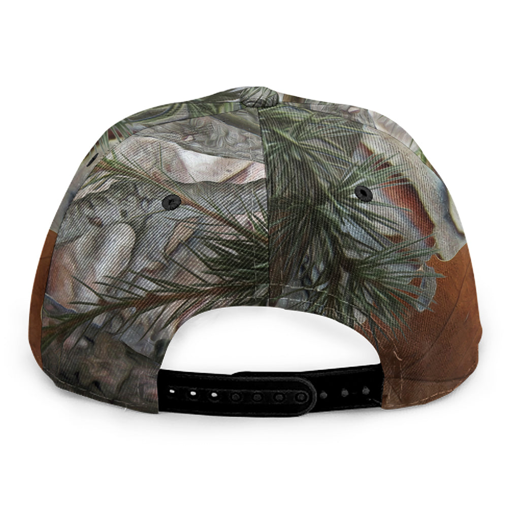 Jungle Hunting Camouflage Print Snapback Cap