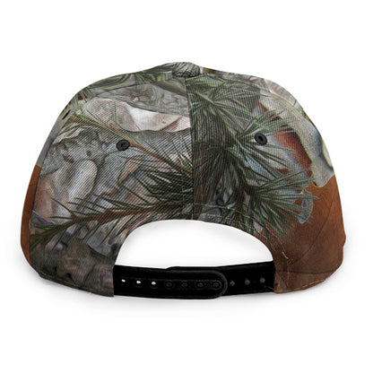 Jungle Hunting Camouflage Print Snapback Cap