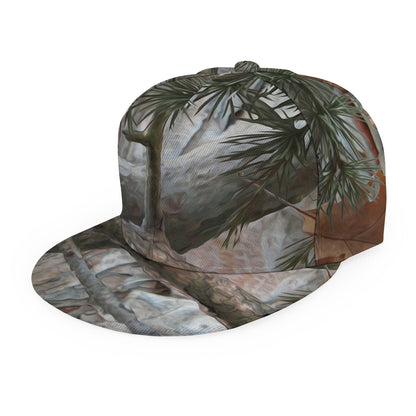 Jungle Hunting Camouflage Print Snapback Cap