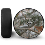 Jungle Hunting Camouflage Print Tire Cover With Camera Hole