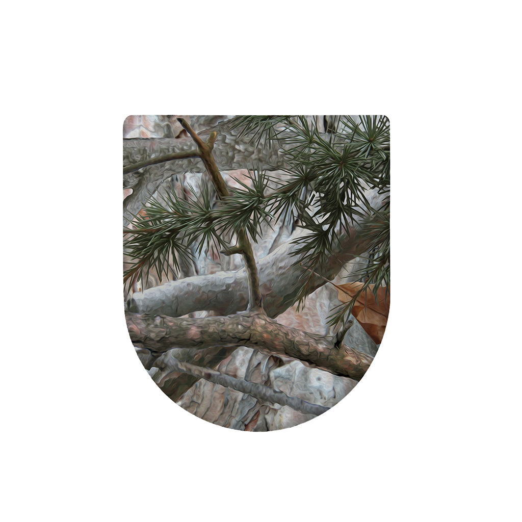 Jungle Hunting Camouflage Print Toilet Lid Cover