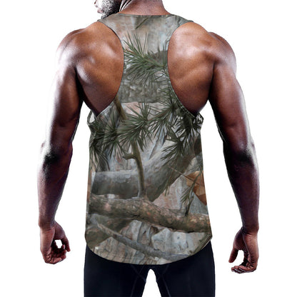 Jungle Hunting Camouflage Print Training Tank Top