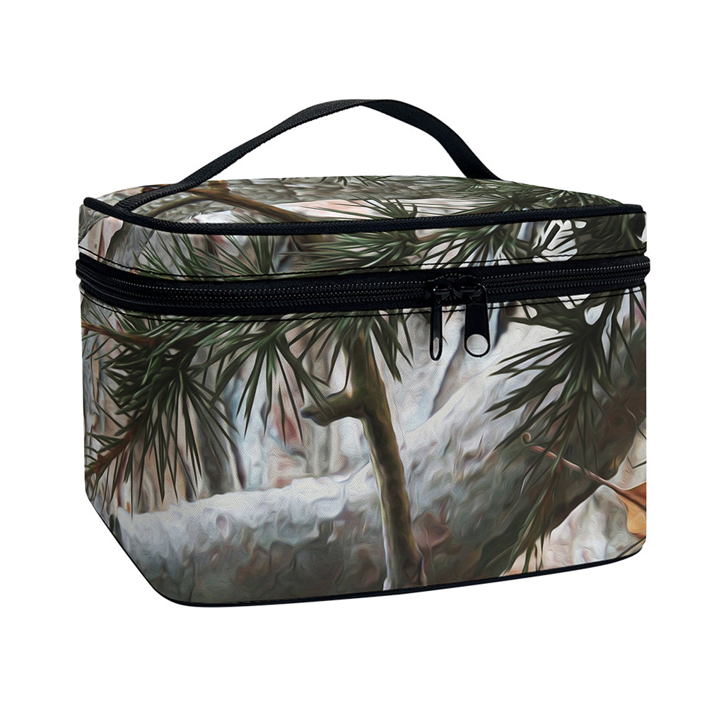 Jungle Hunting Camouflage Print Travel Makeup Bag