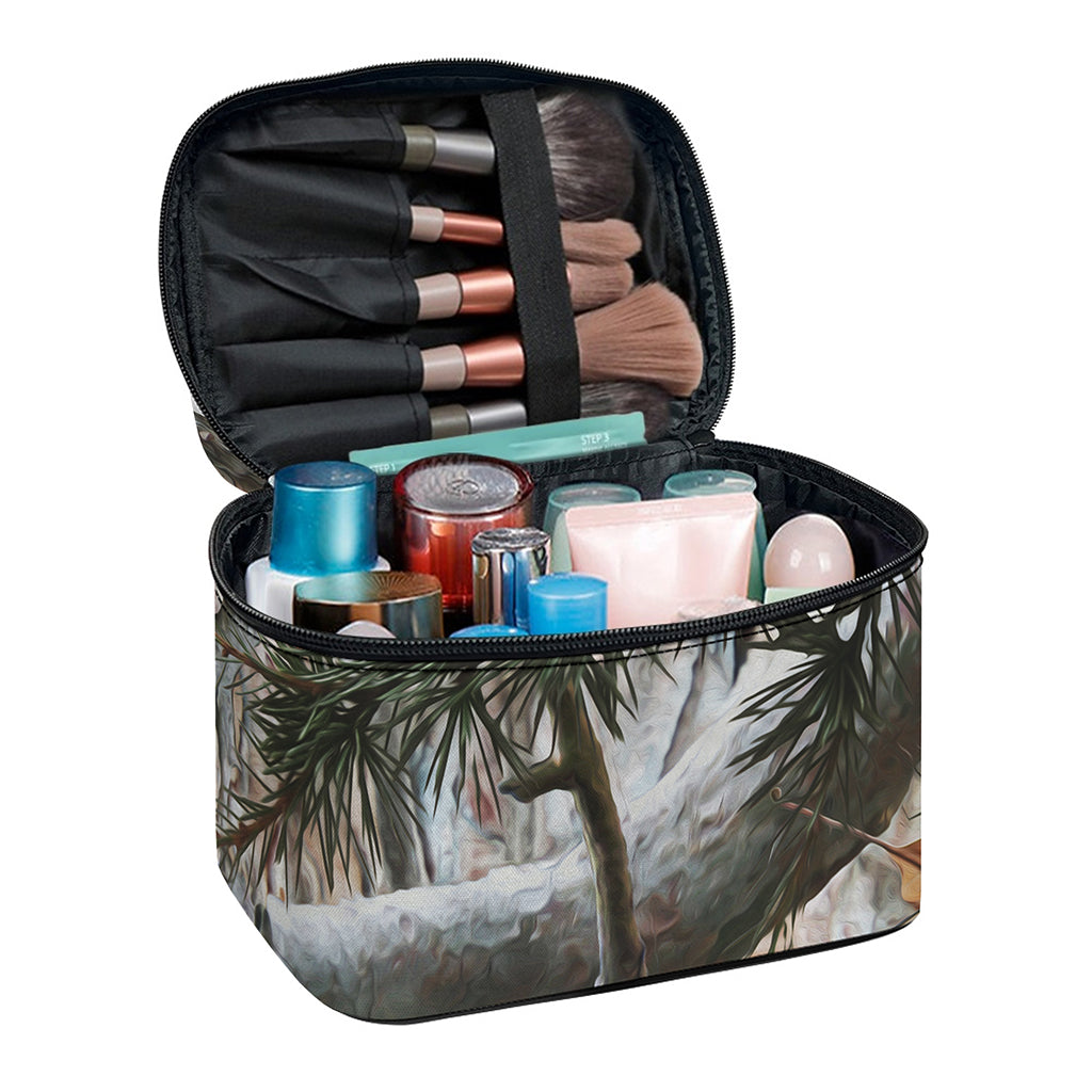 Jungle Hunting Camouflage Print Travel Makeup Bag
