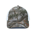 Jungle Hunting Camouflage Print White Mesh Trucker Hat