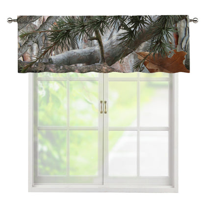 Jungle Hunting Camouflage Print Window Valance