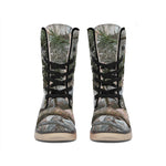 Jungle Hunting Camouflage Print Winter Boots