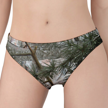 Jungle Hunting Camouflage Print Women's Panties