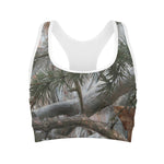 Jungle Hunting Camouflage Print Women's Sports Bra