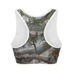 Jungle Hunting Camouflage Print Women's Sports Bra