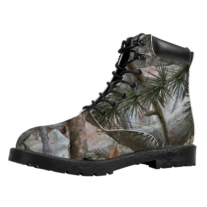 Jungle Hunting Camouflage Print Work Boots