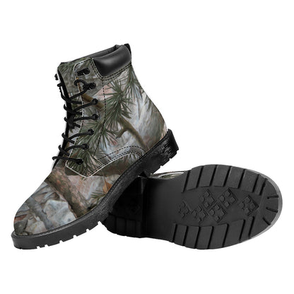 Jungle Hunting Camouflage Print Work Boots