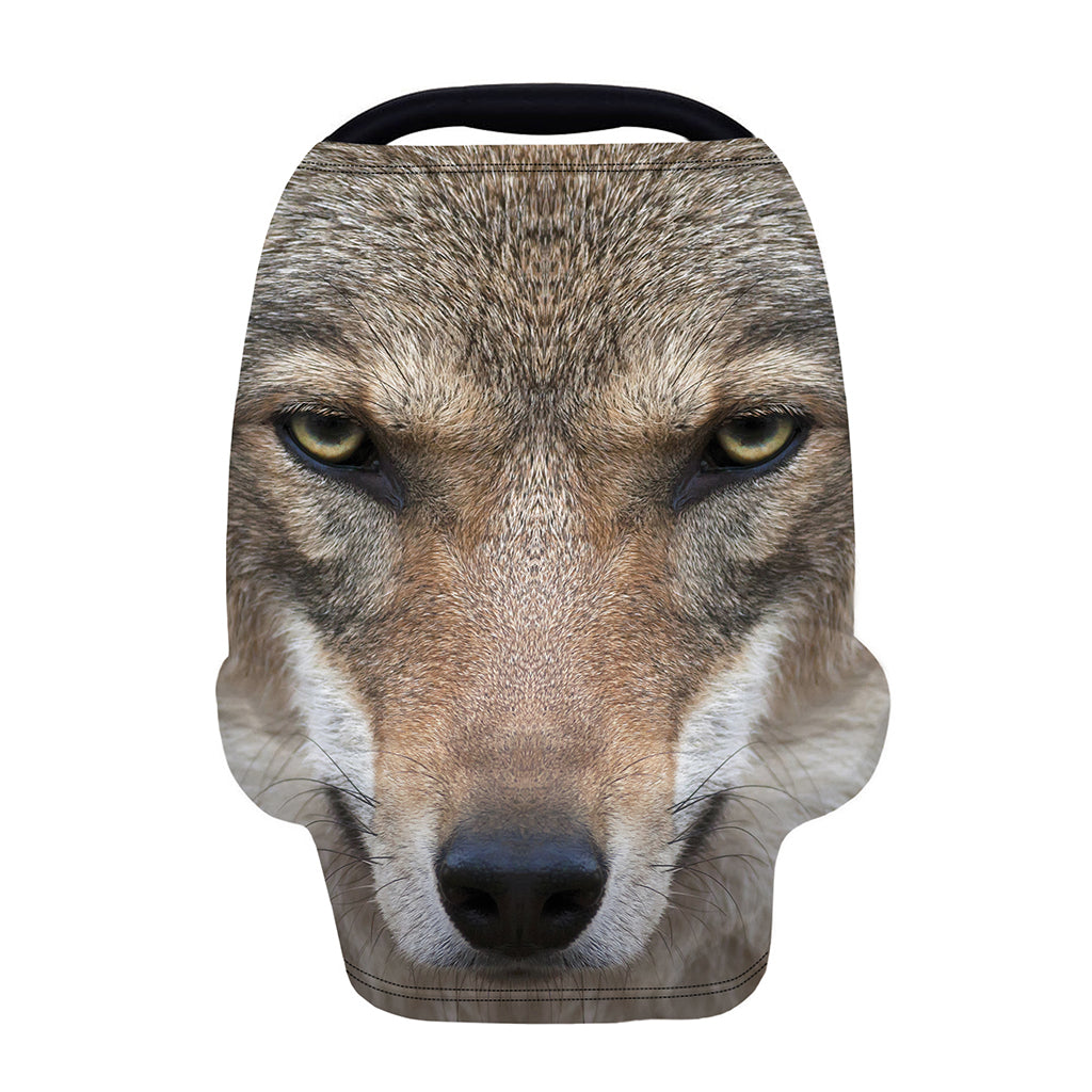 Jungle Wolf Print Baby Seat Cover
