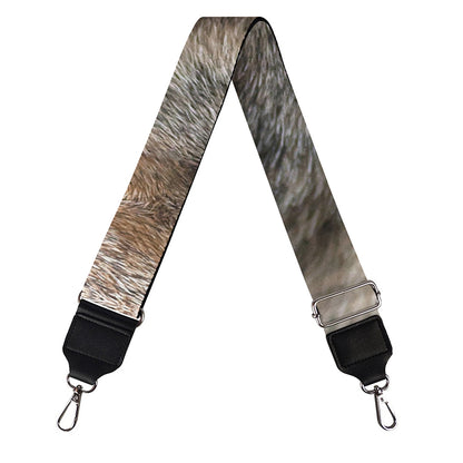 Jungle Wolf Print Bag Strap
