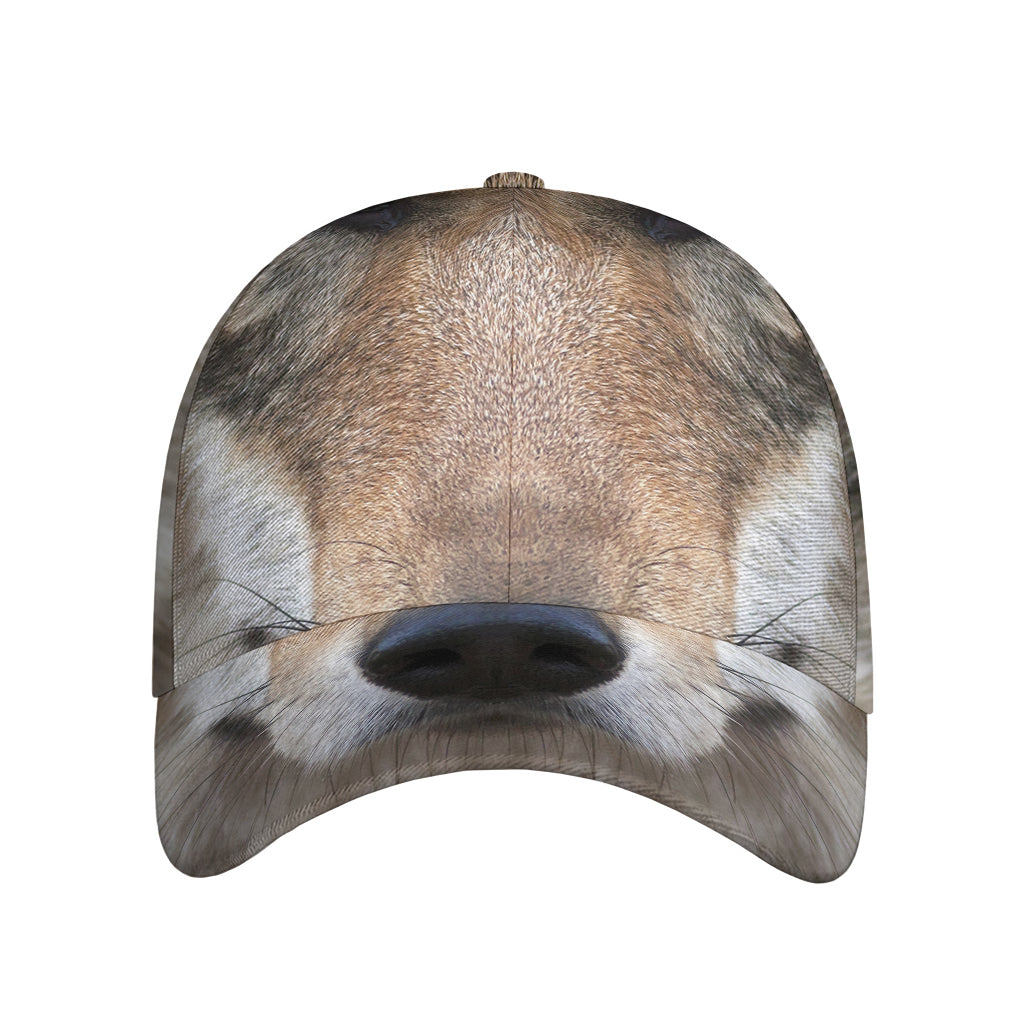 Jungle Wolf Print Baseball Cap